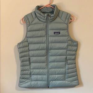 Patagonia Women's Light Blue Puffer Vest